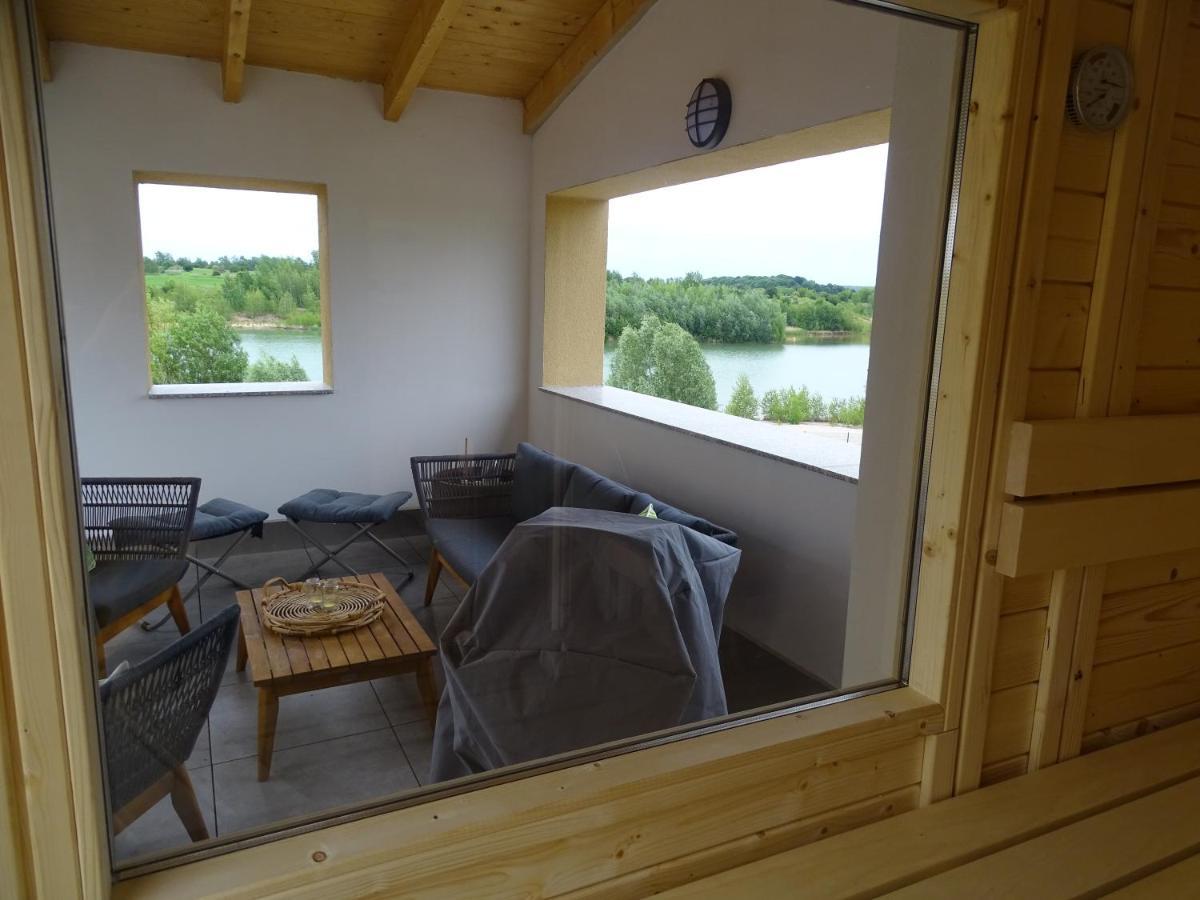 Feriendomizil Am Stoermthaler See, Lagovida, Leipziger Neuseenland, Grosspoesna, Privatstrand Exterior foto