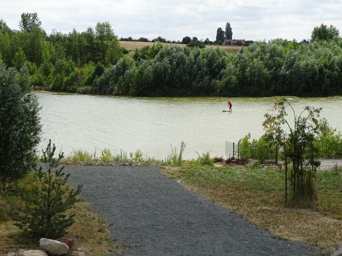 Feriendomizil Am Stoermthaler See, Lagovida, Leipziger Neuseenland, Grosspoesna, Privatstrand Exterior foto