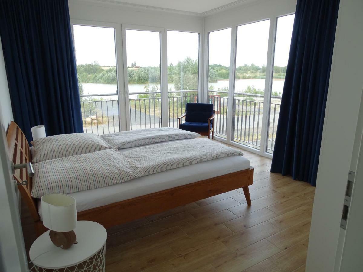 Feriendomizil Am Stoermthaler See, Lagovida, Leipziger Neuseenland, Grosspoesna, Privatstrand Exterior foto